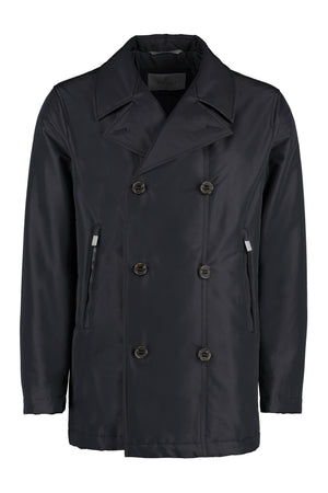 Padded double-breast peacoat-0